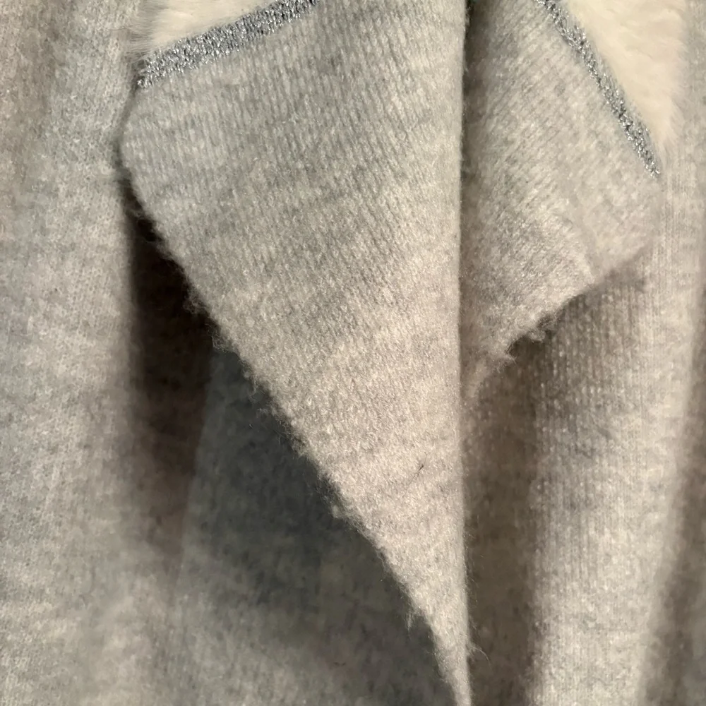 Joseph Ribkoff open front cardigan soft fuzzy warm - Picture 9 of 11